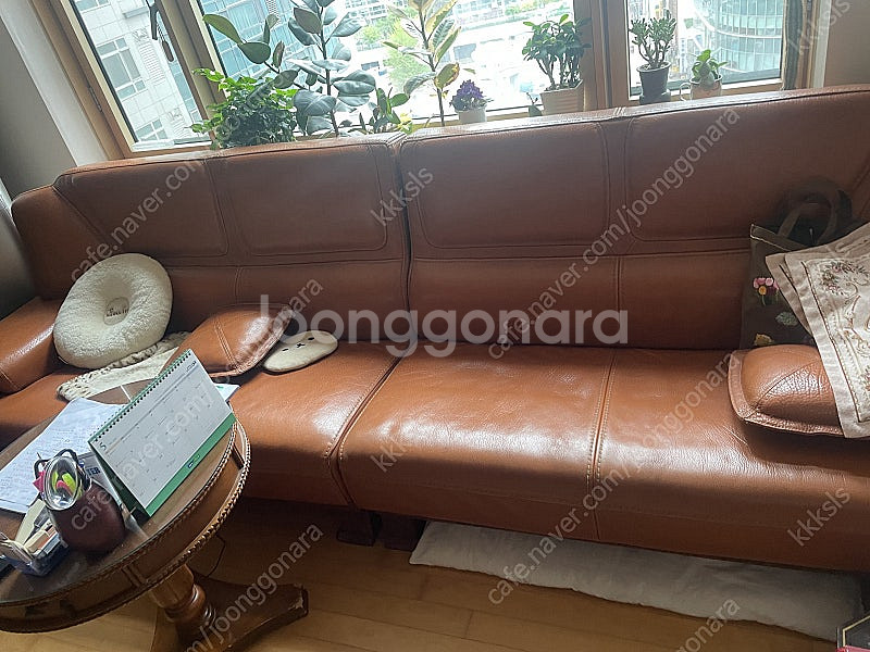 물소통가죽 쇼파 급처분 구매가량 400만원정도 부산--2