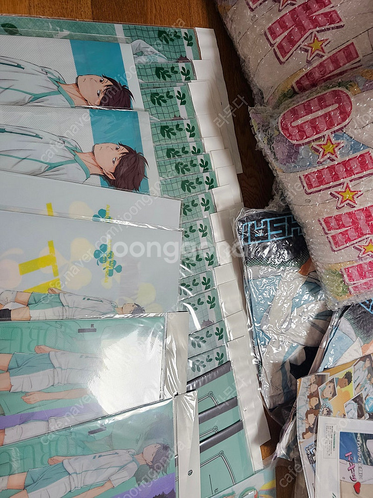 하이큐 오이카와 토오루 공식 굿즈 쿠션+클리어파일 일괄...--2