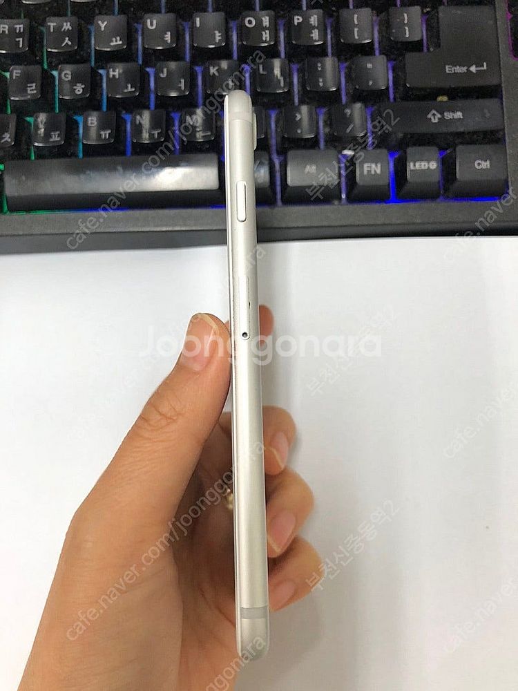 034852 아이폰7 실버 A급 128G 무잔상 인스타...--5