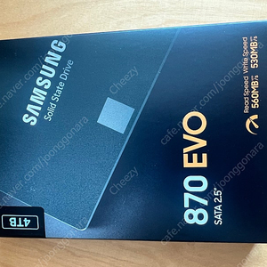 삼성 870 EVO SSD 4테라 정품 새상품