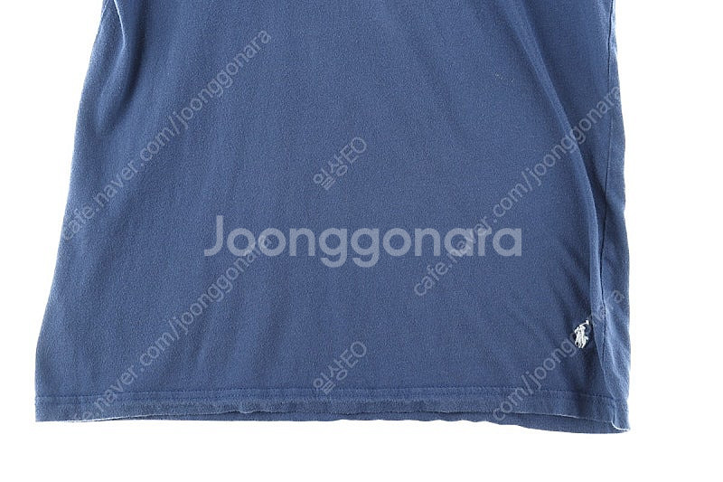 (M) 폴로 랄프로렌 반팔 티셔츠 블루 면 한정판--2