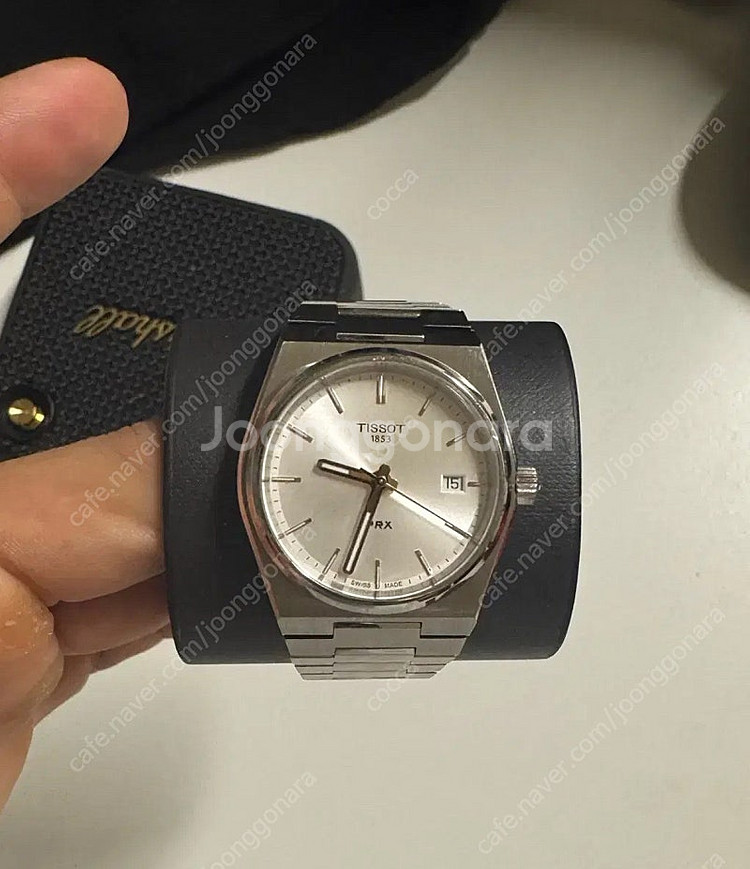 티쏘 prx 35mm 실버 쿼츠--0