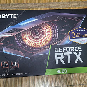 기가바이트 RTX3080 개봉신품급 보증(O)판매합니다