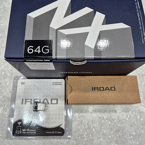 IROAD NX200 64G 블랙박스 미개봉 새상품 판매합니다.