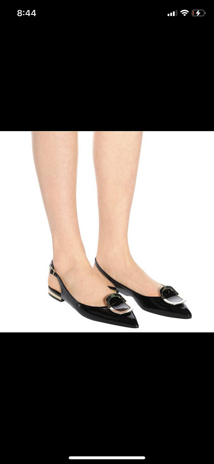 로저비비에 칩스 에나멜 슬링백 35.5 이미지