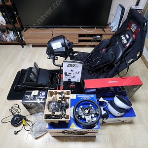 T-GT II + 플스VR2 + 거치대 + 진동패드 + 그란투리스모7 판매