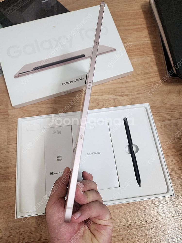 갤럭시탭 s8플러스 256기가 와이파이 핑크골드 ss급...--3