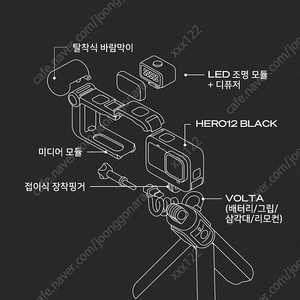 고프로 히어로12 블랙 크리에이터 에디션 액션캠 미개봉 새상품