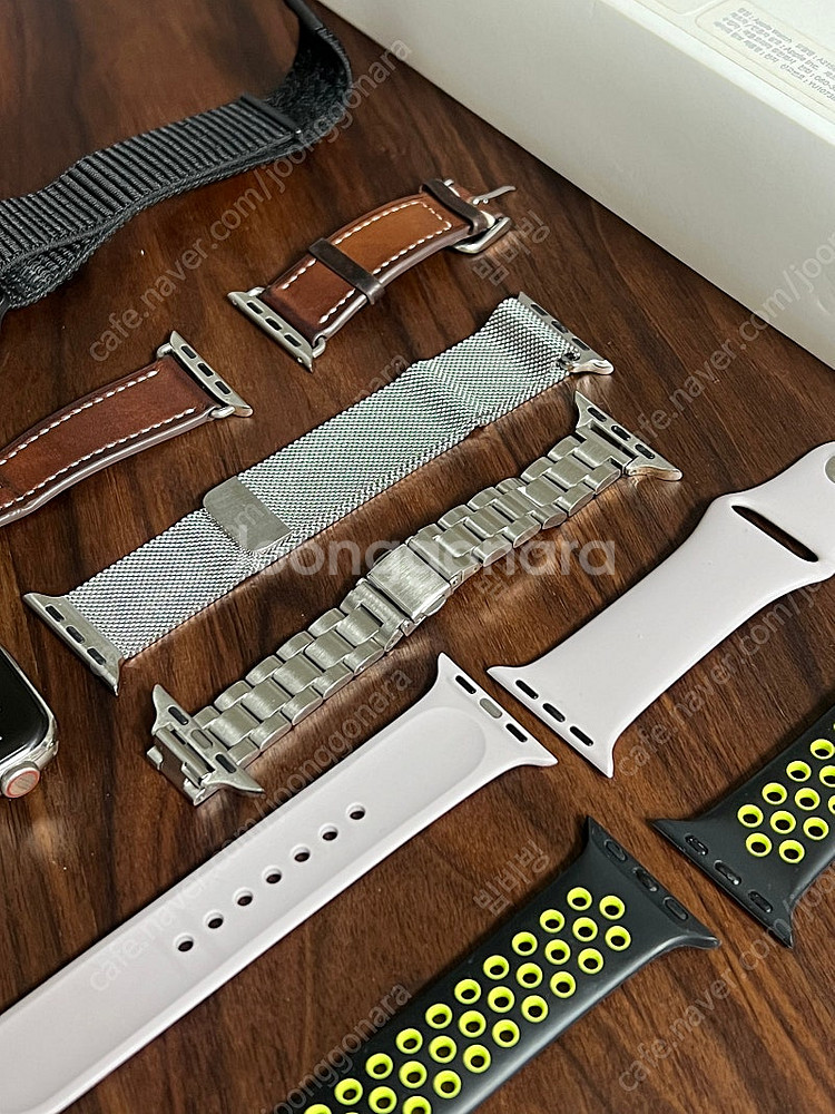 애플워치5 40mm 스테인레스스틸/밀레니즈루프 일괄--0