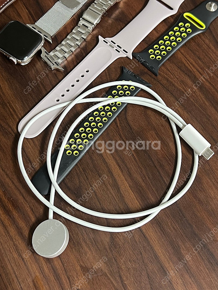 애플워치5 40mm 스테인레스스틸/밀레니즈루프 일괄--6