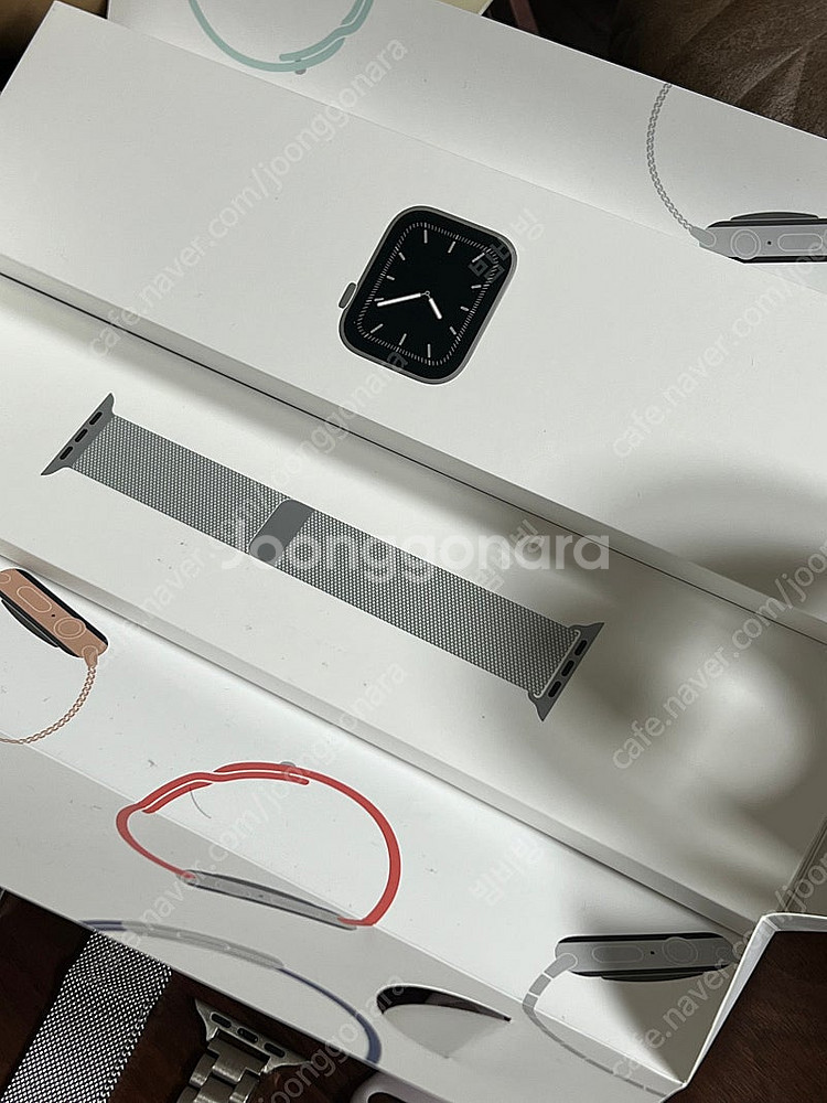 애플워치5 40mm 스테인레스스틸/밀레니즈루프 일괄--7