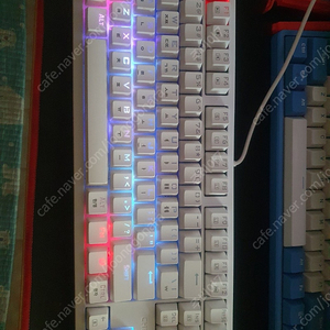 체리(CHERRY) g80-3000s TKL RGB 화이트 기계식 키보드(청축) 팝니다.