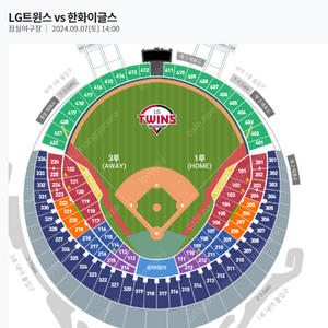 9월7일 토요일 LG vs 한화