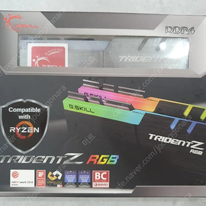 지스킬 트라이던트DDR4 3200 cl14 16G(8*2)판매합니다.