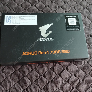 GIGABYTE AORUS Gen4 7300 M.2 NVMe SSD 2TB 히트싱크