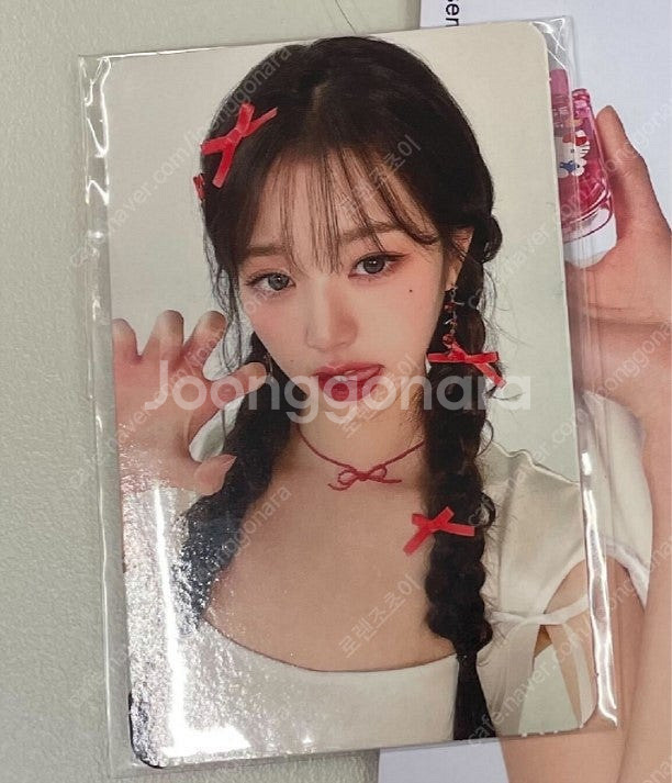아이브 장원영 어뮤즈 포카 (팜플렛, 스티커 포함)--0