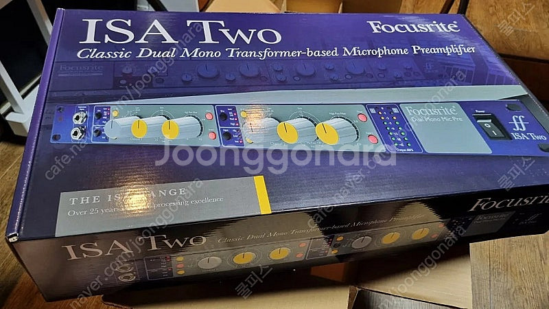 Focusrite 포커스라이트 ISA TWO 듀얼 마이크 프리앰프 판매합니다--2