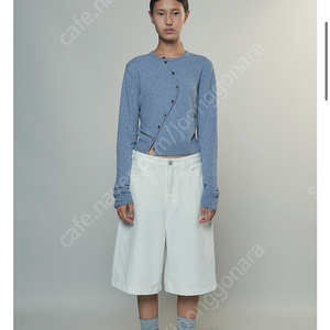 엔오르 FLAP BERMUDA PANTS - WHITE M