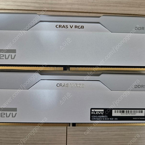 클레브 DDR5 6400 white 16x2 32gb 화이트 팝니다.