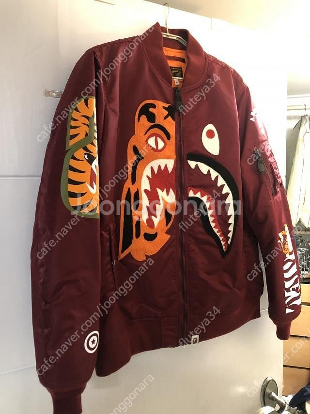 베이프 bape ma-1 자켓 xl--0
