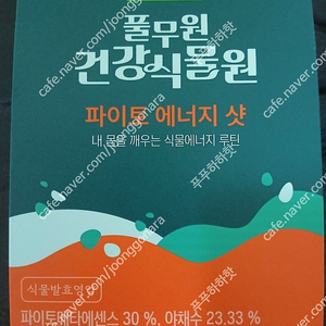 풀무원건강식물원 파이토 에너지샷