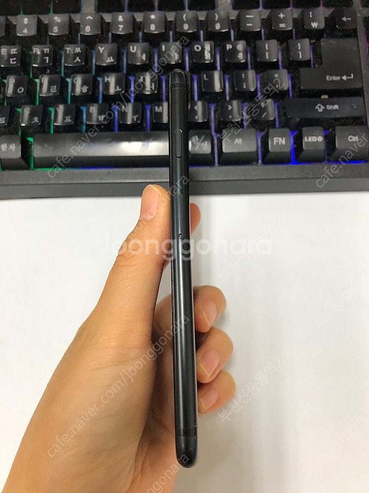 023677 아이폰7 매트블랙 액정SS급 32GB 무잔...--6