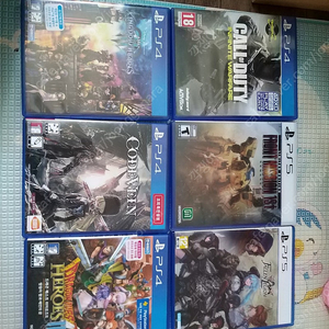 택포)ps4 ps5 폴른레기온, 프론트미션 1st, 콜오브듀티인피니트워웨어(3개한글X), 코드베인,킹덤하츠3, 드래곤퀘스트히어로즈2일괄