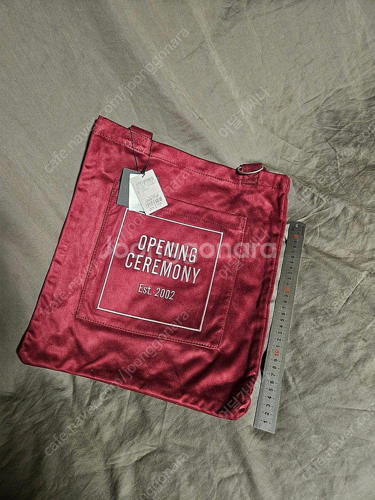 (새상품) 일본 오프닝세레모니 벨로아(극세사) 에코백--1