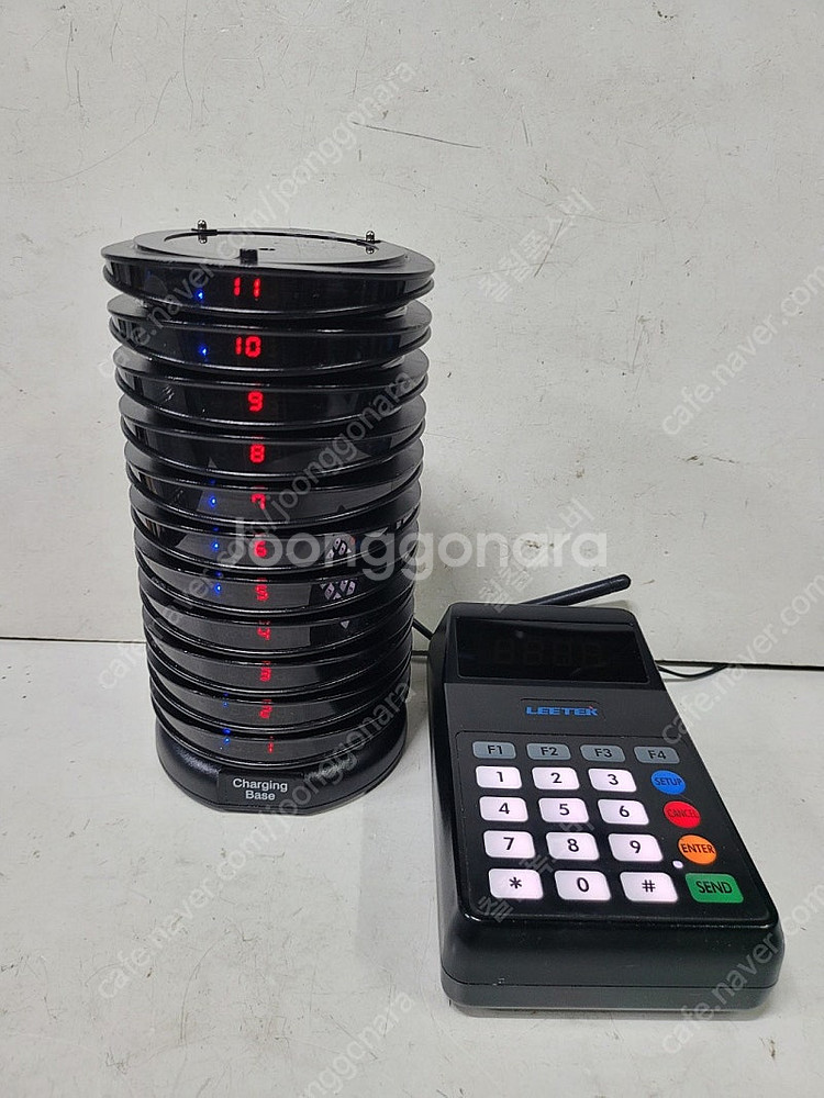 카페에서 쓰는 리텍진동벨 g10 11개 세트 팔아요--0