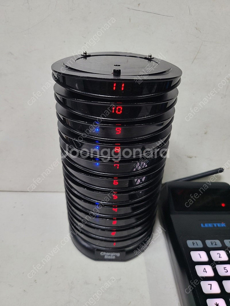 카페에서 쓰는 리텍진동벨 g10 11개 세트 팔아요--1