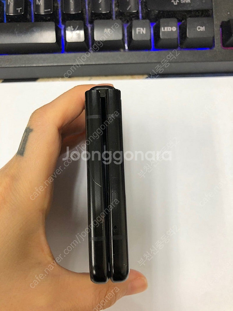 194949 KT 갤럭시Z플립3 블랙 외관깨끗 256G...--9