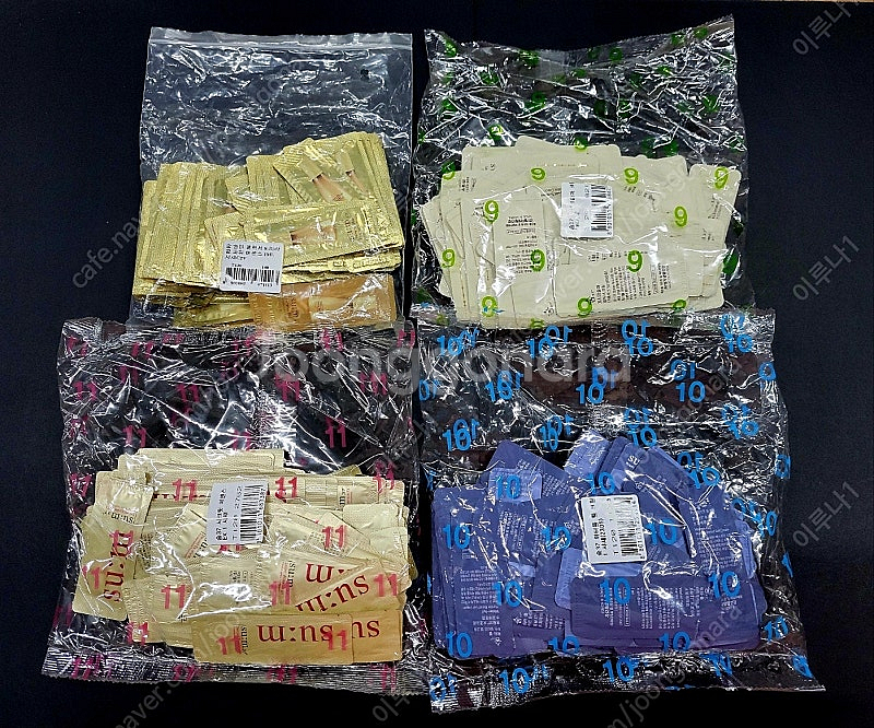 오휘 더후 CNP 샘플 에이지 리커버리 에센스 익스트림 화이트 미라클 아쿠아 젤크림 모이스처 핑크베리어 777 앰플...--9