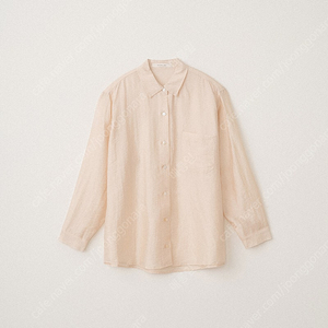 아카이즈 제이투유 셔츠 silky loose shirt (shell pink)