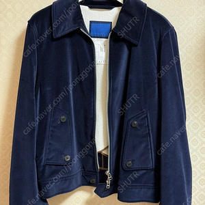 도큐먼트 잉글리시 벨벳 해링턴 자켓 (네이비) ENGLISH VELVET HARRINGTON JACKET (NAVY)