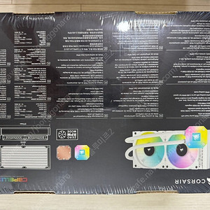 커세어 H100i ELITE CAPELLIX WHITE 화이트 수냉쿨러 팝니다.