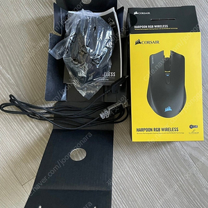 커세어 CORSAIR HARPOON RGB 무선 블루투스 마우스 판매해요