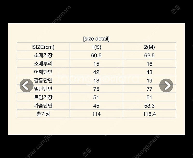 블루민 착붙핏 세일러코트 메론민트 M사이즈 새제품--6