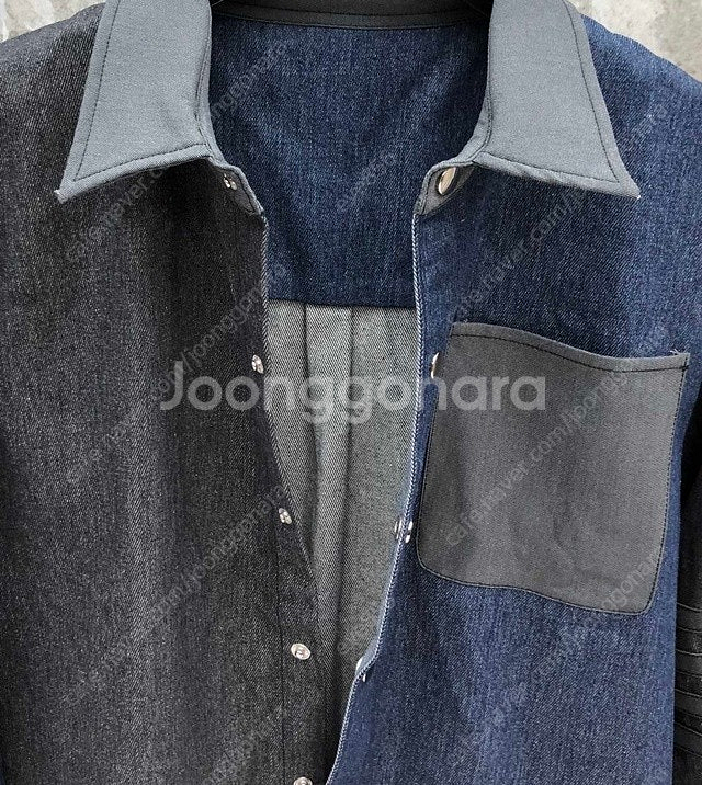 톰브라운 사선 남여공용 셔츠 재킷 아우터--5
