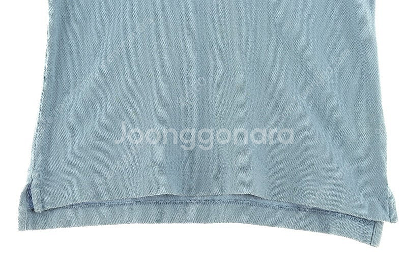 W(XS) 폴로 랄프로렌 반팔 카라 티셔츠 블루 면 한...--3