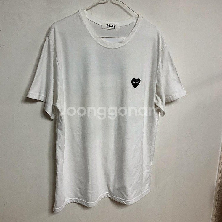 꼼데가르송 남성 반팔티 105XL--1