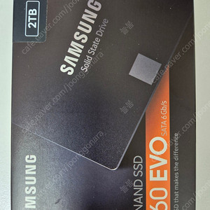 미개봉 삼성 SSD 860 EVO 2TB (2.5인치) (택포)