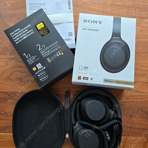 소니 SONY WH-1000XM4 블랙 헤드폰