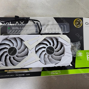 갤럭시 3070Ti EX 화이트 박스풀 상태최상