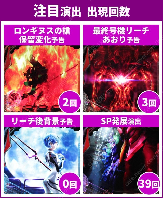 일본 파칭코/슬롯 기계 에반게리온 초호기 국내판매 이미지