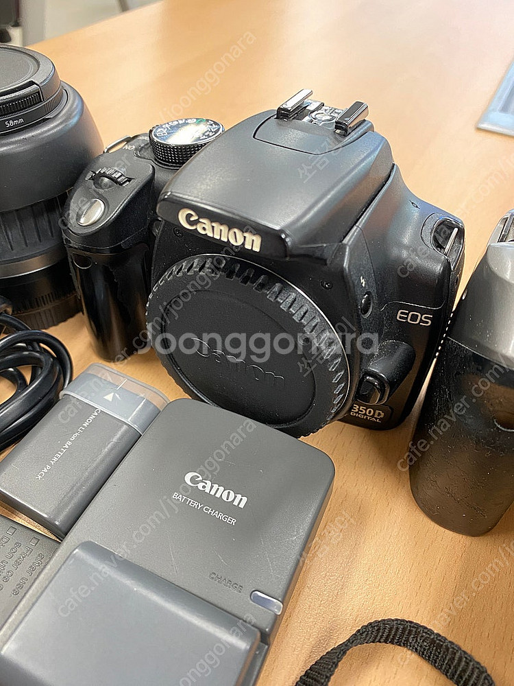 캐논 300D, 350D, 18-55 2개--3