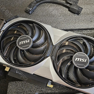 MSI RTX 4070 SUPER 벤투스 12GB 그래픽카드 풀박스