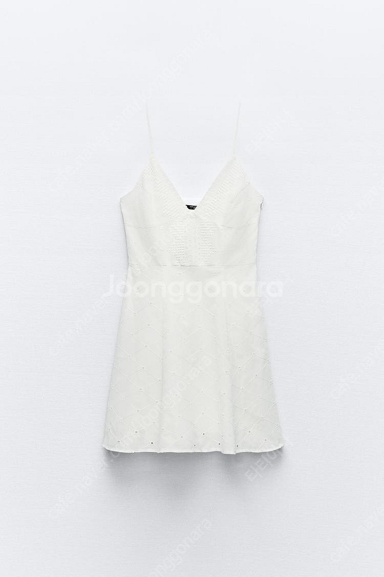 zara 자라 펀칭 자수 스트랩 원피스 59900-29...--3