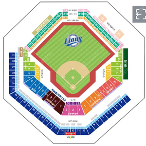 9/7(토) 삼성라이온즈 vs NC 3루 스카이상단 2연석