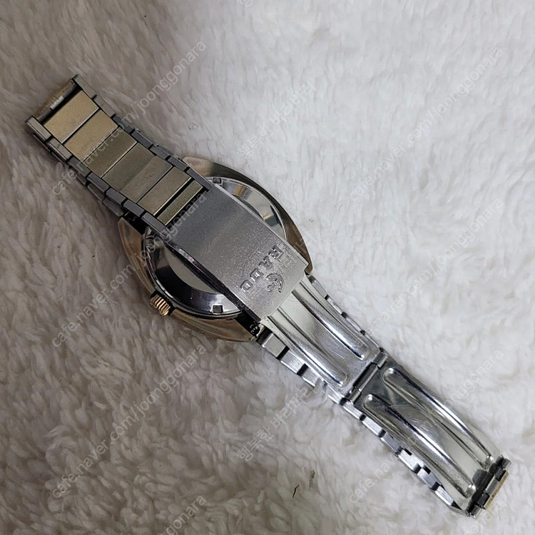 라도 발보아 골드 방패 텅스텐 시계 이미지