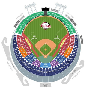 오늘 잠실 야구장 한화vsLG 네이비석 레드석 2연석 정가양도합니다